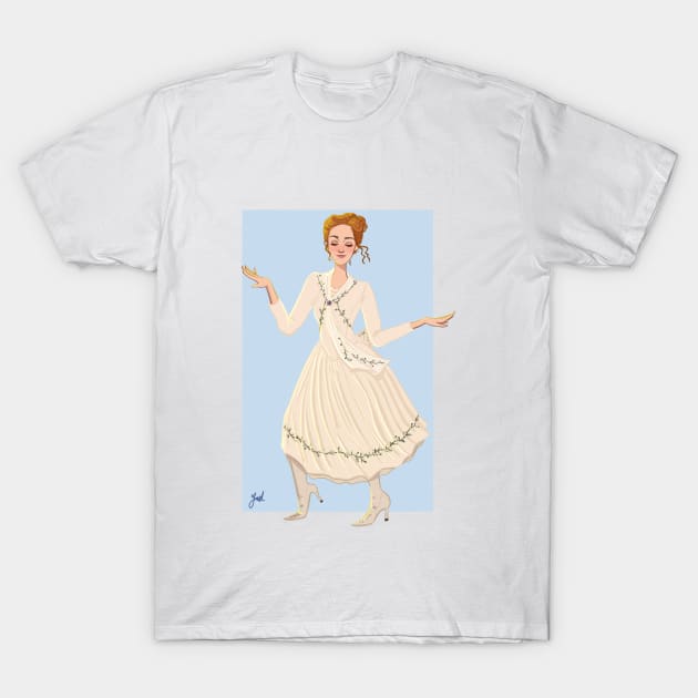 Brianna dancing twist T-Shirt by YaelsColors